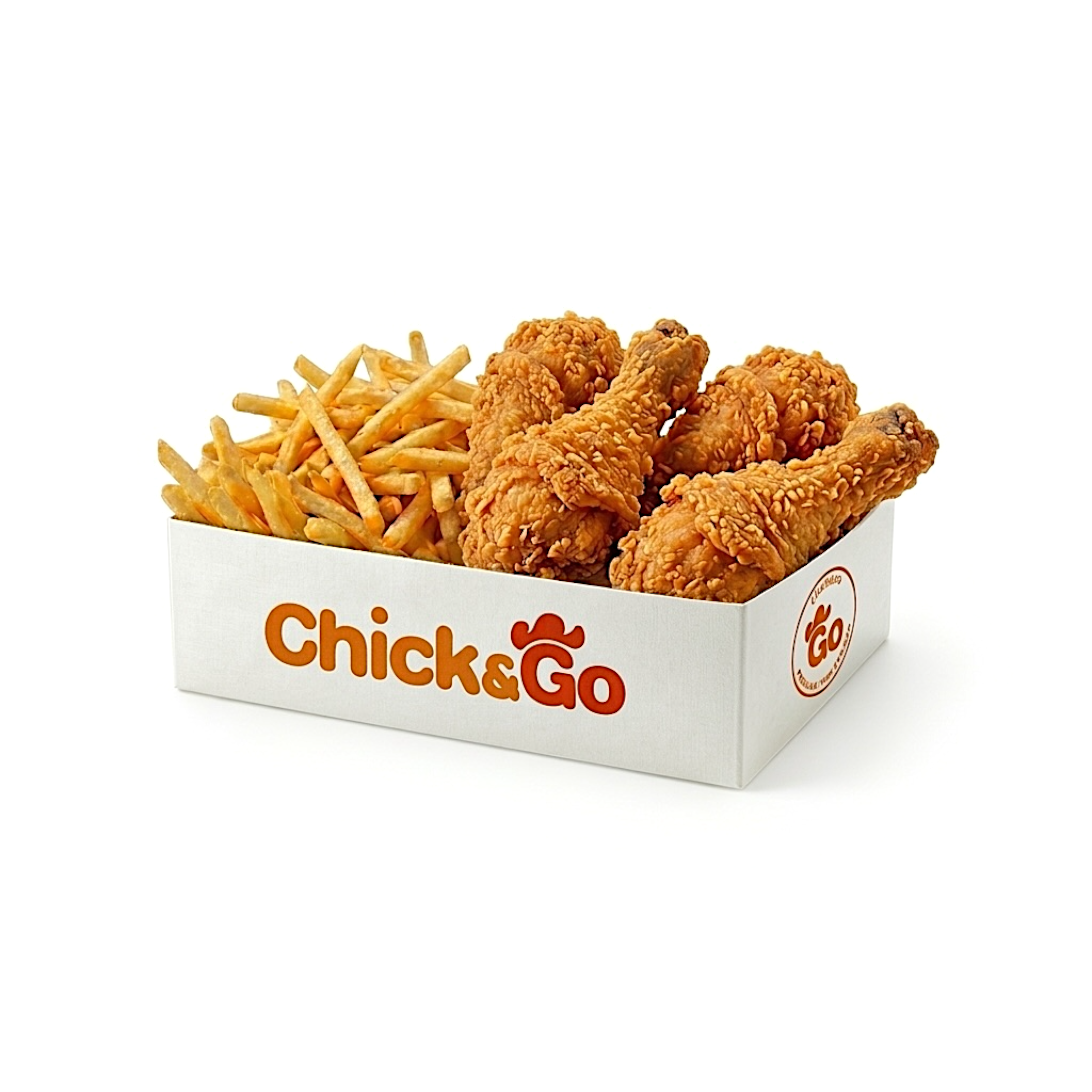 Chicken leg meal (4 chicken legs, 1 small fries)