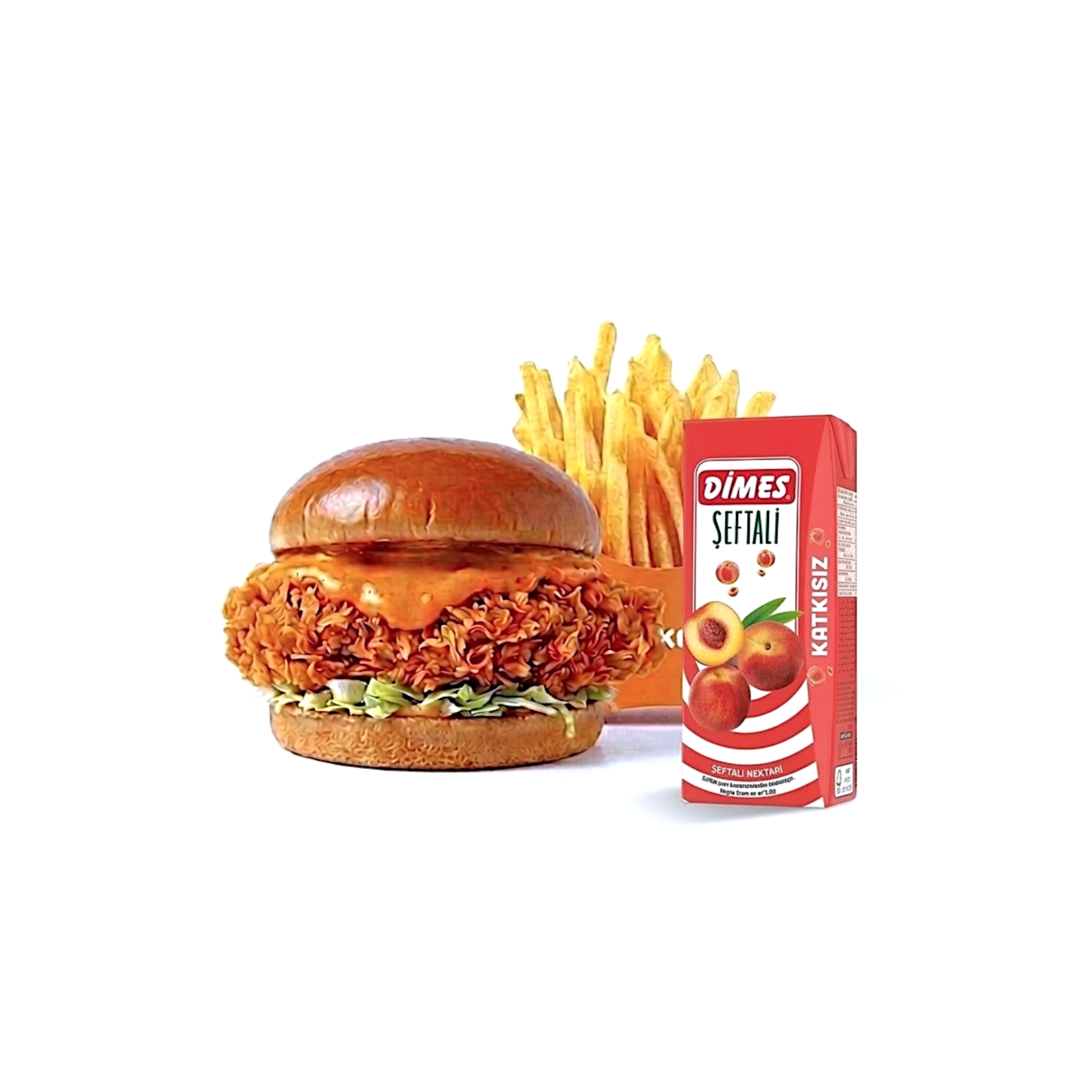 Kids' burger meal
