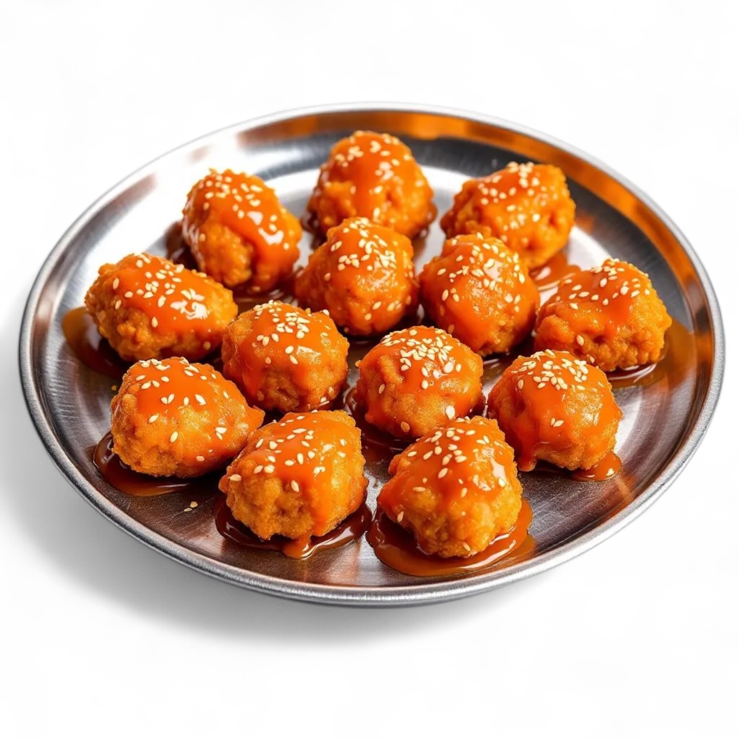 Crispy lokum with dynamite sauce
